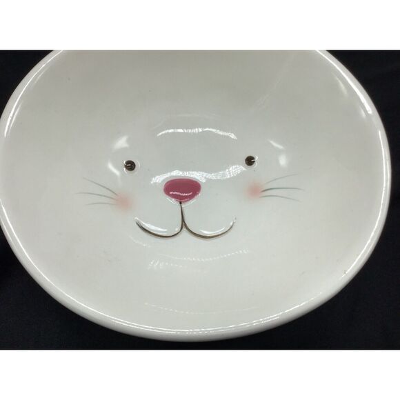 Blossom & Blooms Bunny Rabbit Bowl Anthropomorphic Spring Easter - Picture 2 of 6